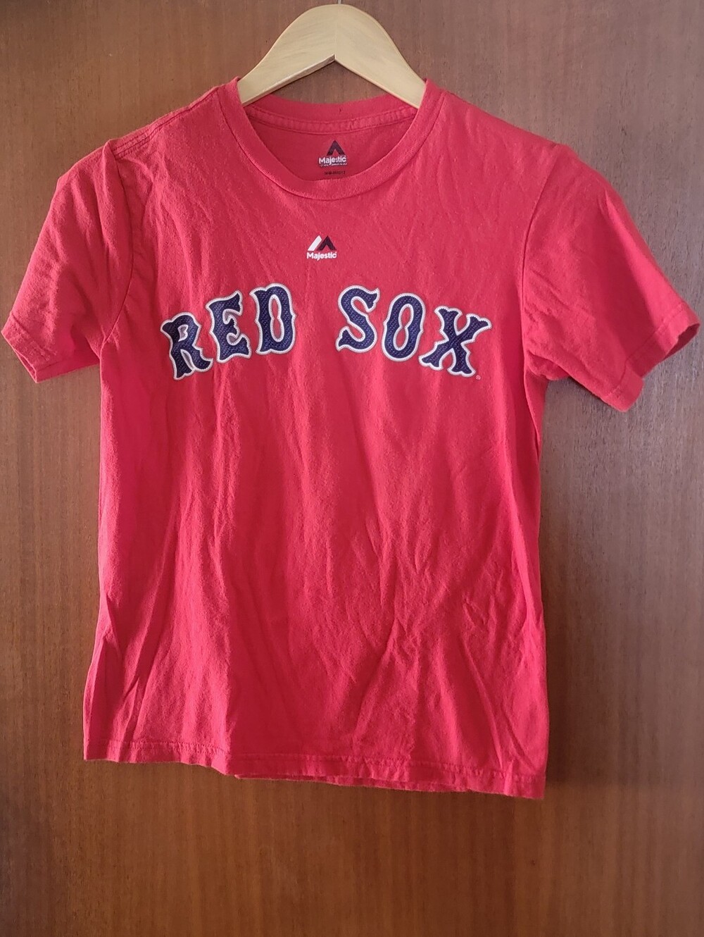 Majestic Boston Red Sox Betts #50 Baseball Shirt T-Shirt - Red